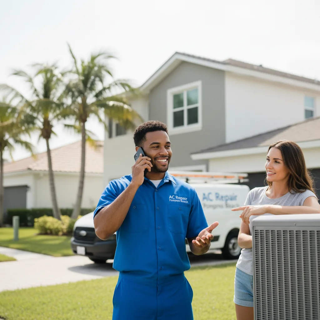 AC Repair Pompano Beach customer support in Larsen